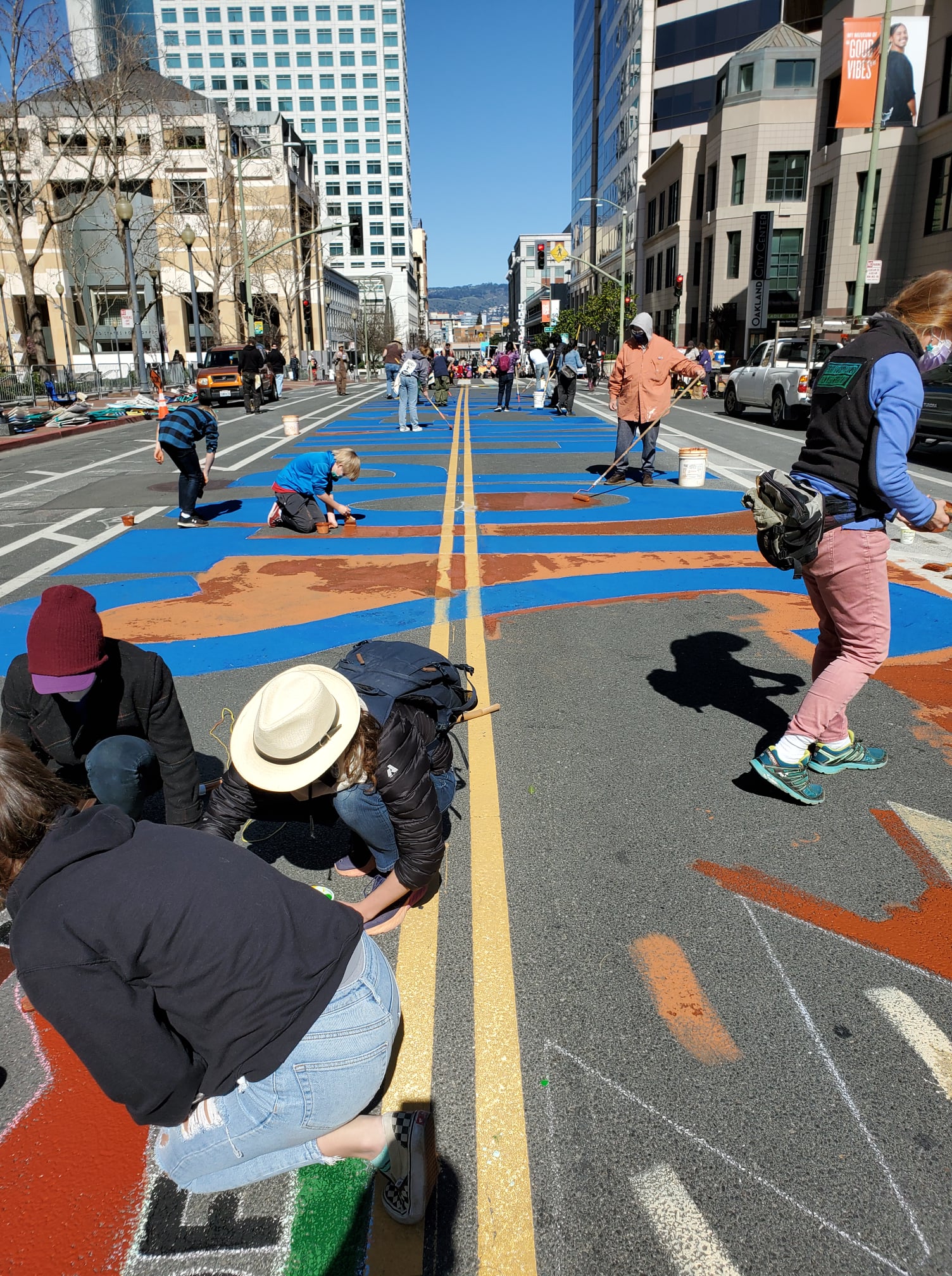 Stop Line 3 Street Mural:February 27th, 2021